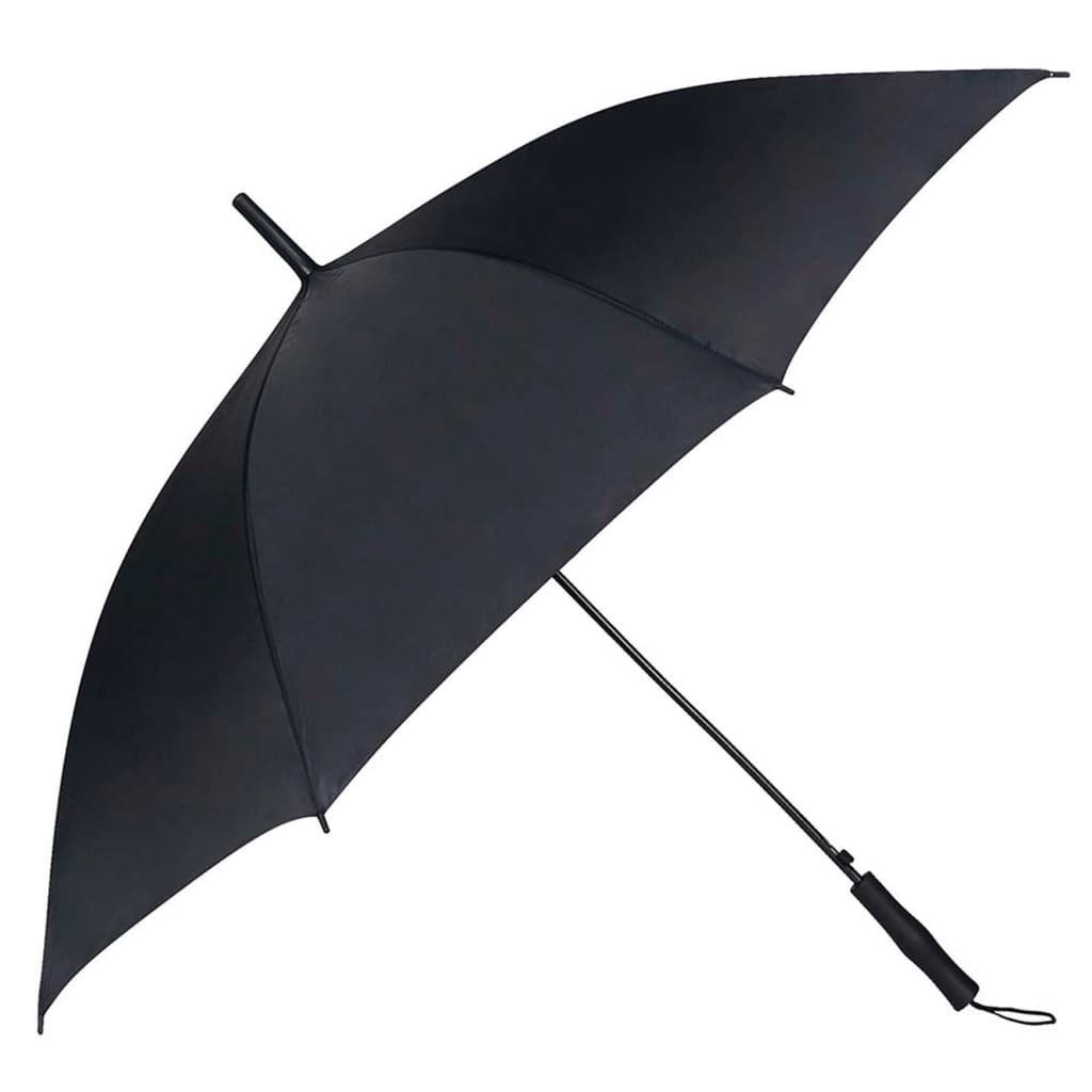 Guarda-Chuva Paráguas Mor Preto Automático Cabo Emborrachado