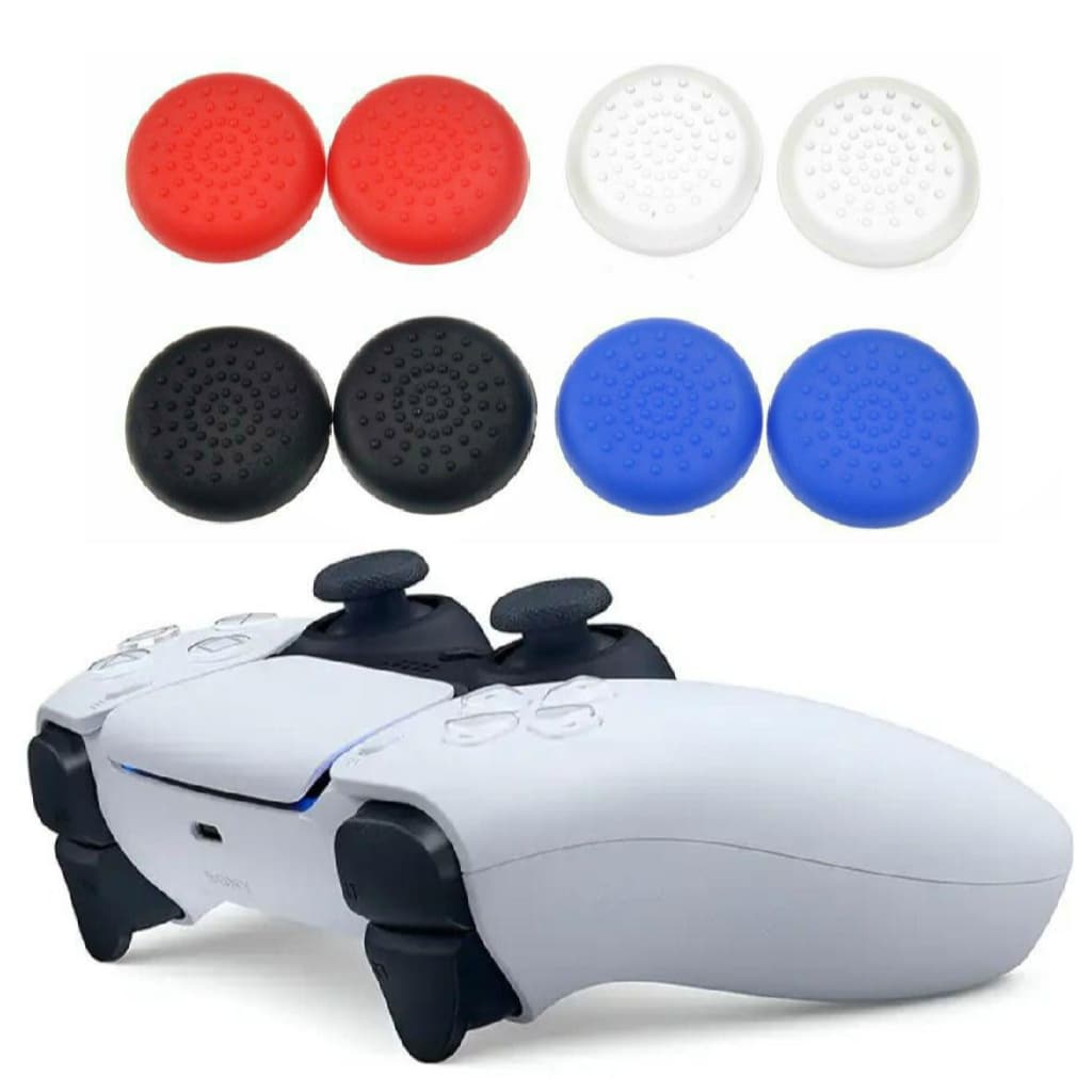Grips borrachinhas protetoras para analógicos controle PS5 PS4 Playstation 5