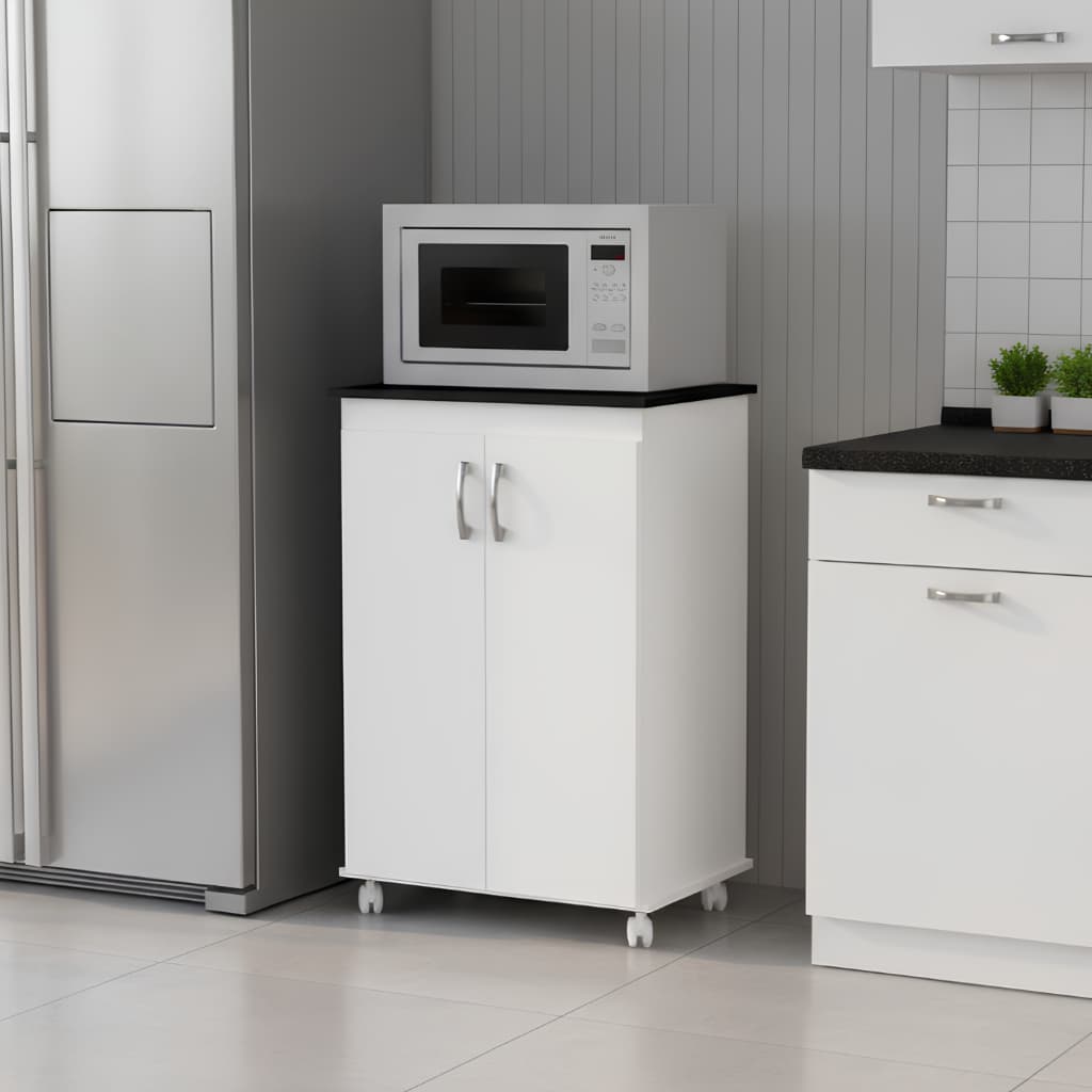 Balcão Para Microondas Ou Forno Com 2 Portas E Prateleira Interna Vitória