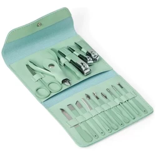 Kit Manicure 16 Peças Estojo Unha E Pedicure Completo