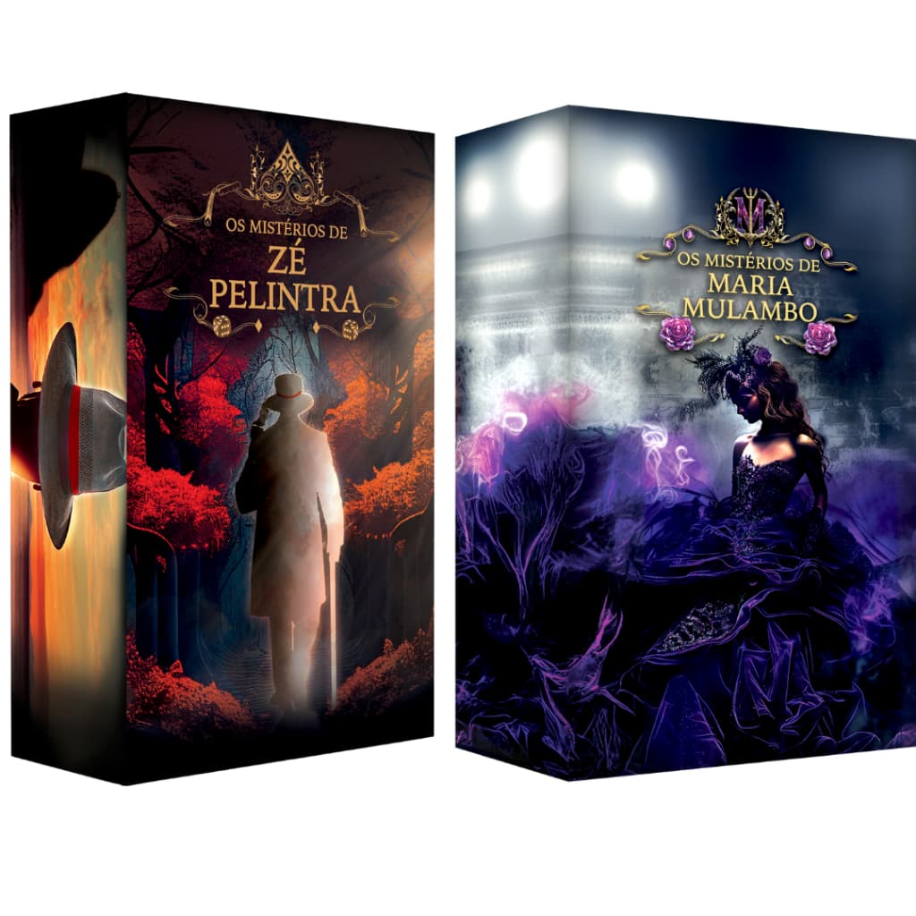 Kit c/ 2 Tarot Os Mistérios de Maria Mulambo e Baralho Malandro Zé Pelintra 36 Cartas Plastificadas