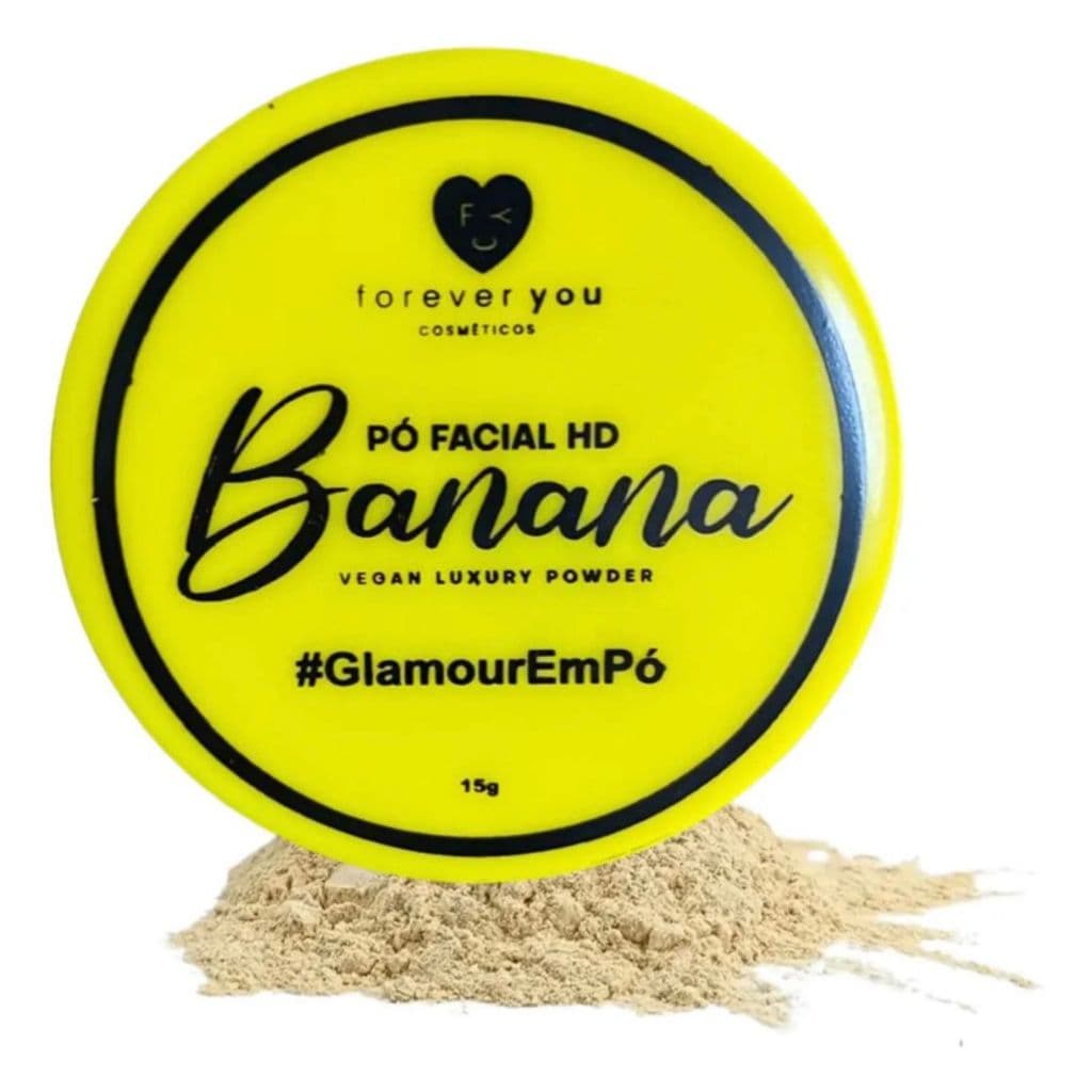 Pó Facial Solto Banana Powder Efeito Matte Aveludado Face Beautiful