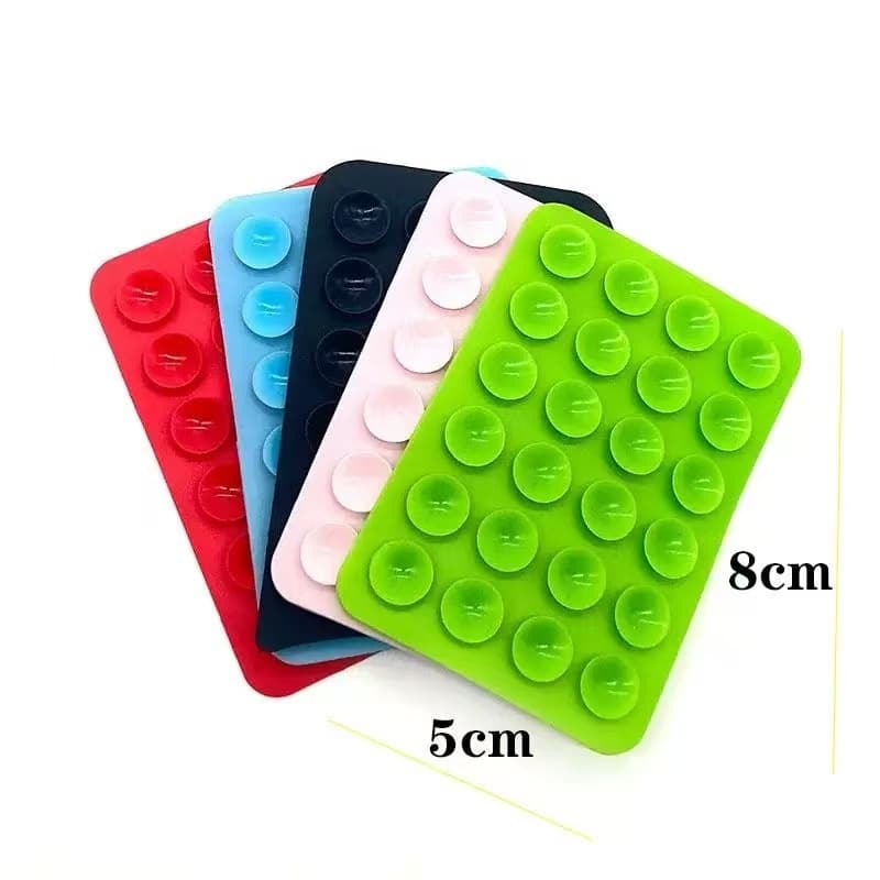 Suporte de Silicone Ventosas para Celular – Fixação em Espelhos e Superfícies Lisa
