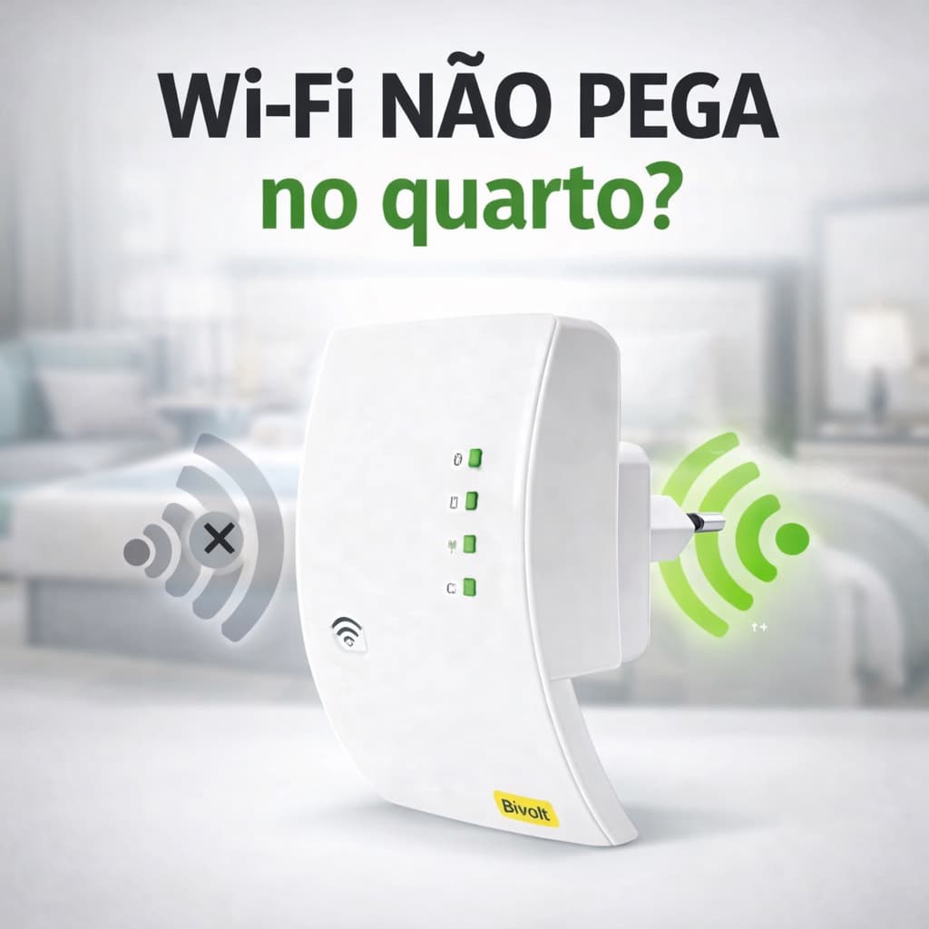 Repetidor de Sinal Wi-Fi 300Mbps – Internet Forte em Toda a