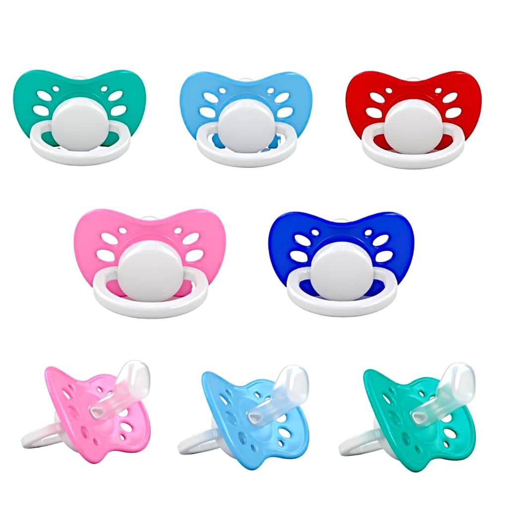 Kit Pacote Chupeta Silicone com Bico Anatômico para Bebê Mamita Chupetas