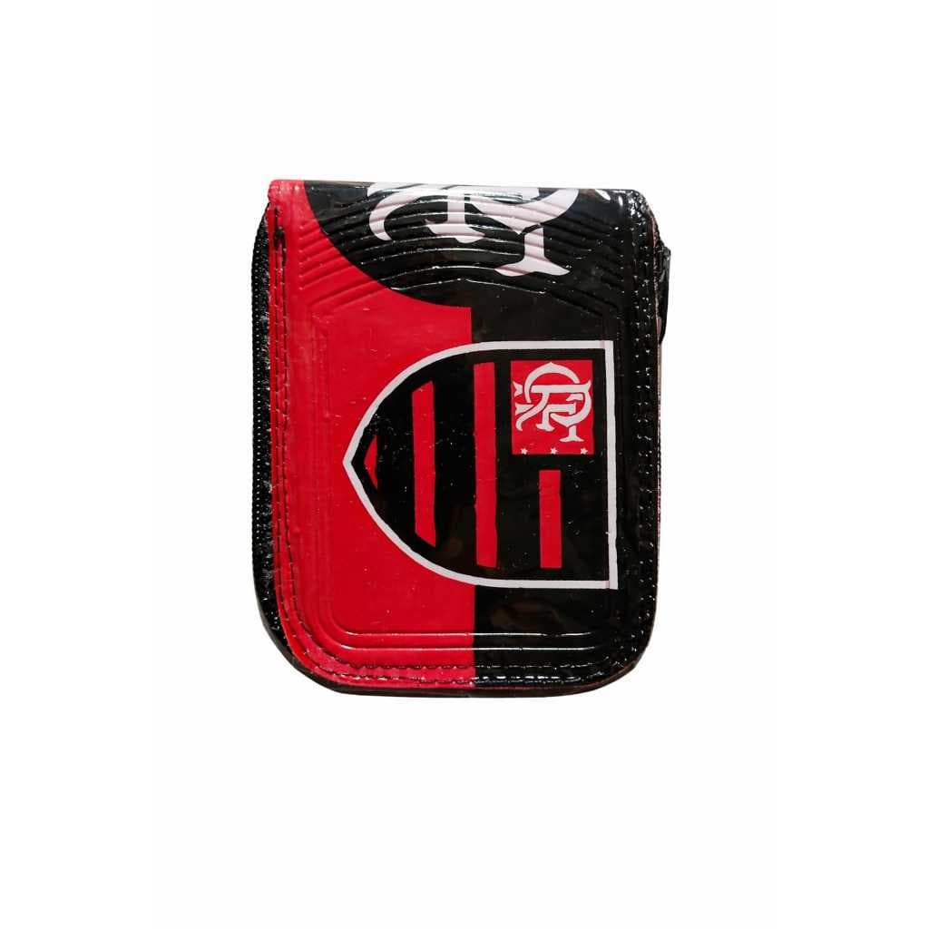 Promoção! Kit 2 Carteiras Masculinas Estampa Time Futebol Com Zíper Presente Pais Têndencia