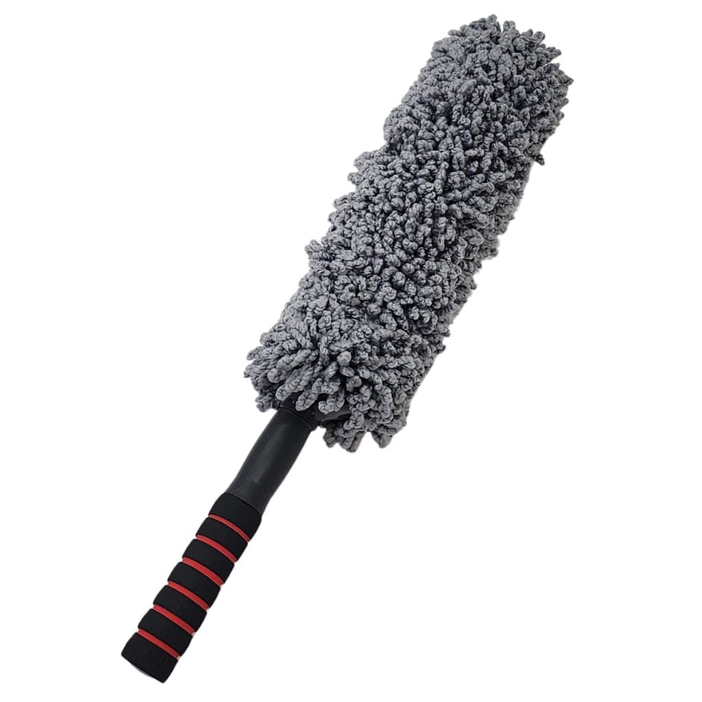 Escova Microfibra Longa Para Furo De Roda (cinza)