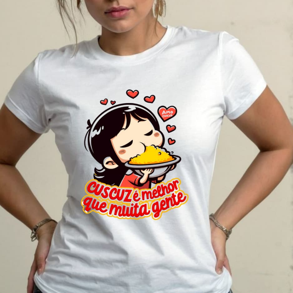 Camiseta Feminina Frase Nordestina Estampada Blusa