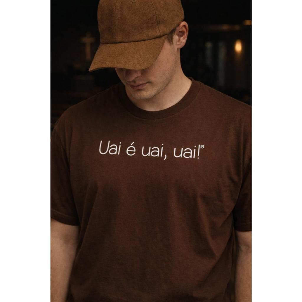 Camiseta Masculino Estampado Uai é Uai, Uai Frases Mineiros 100% Algodão