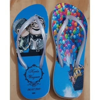 18 Pares de Chinelos Personalizados casamento / formatura / aniversario / brindes