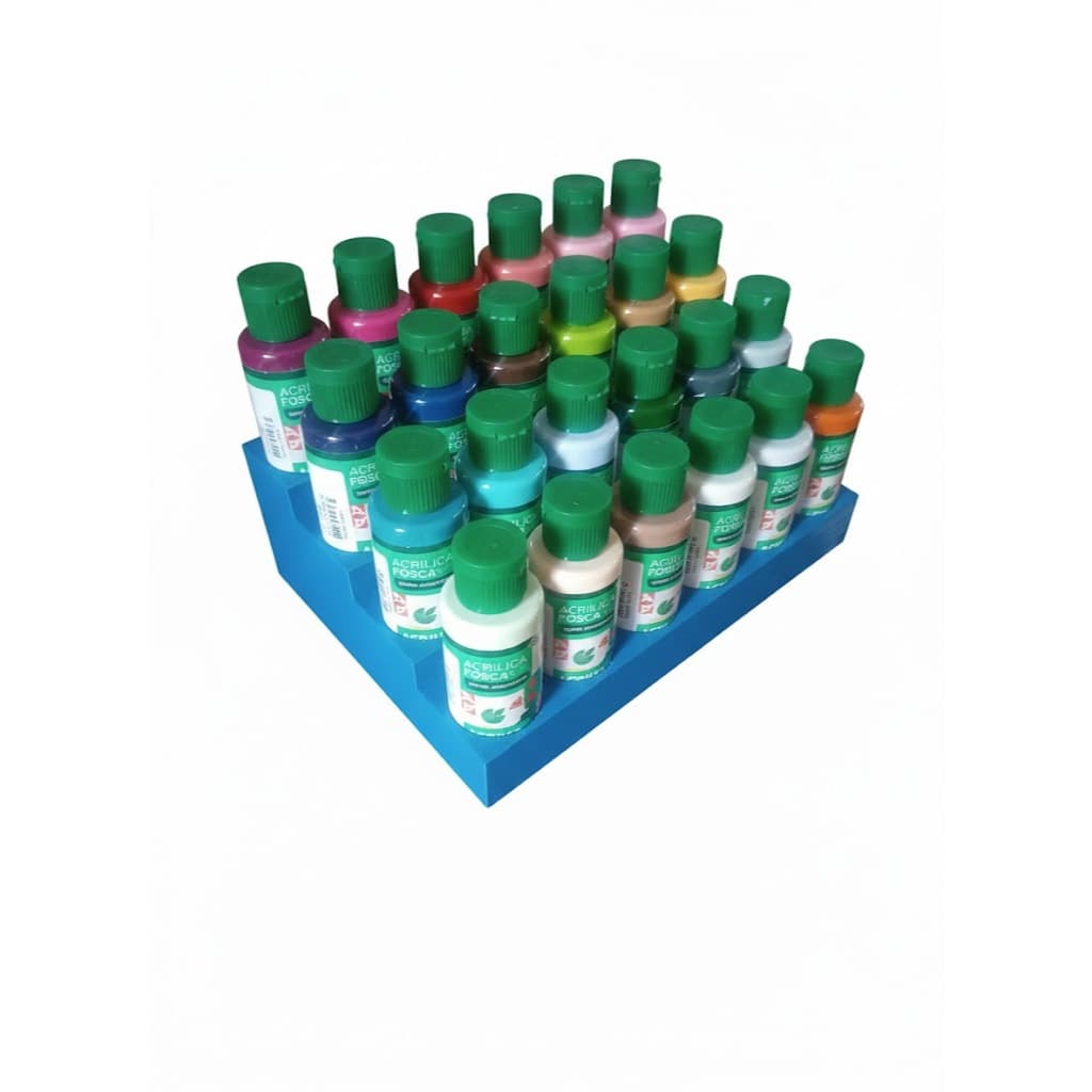 Organizador Suporte Escada Para tintas Acrilex 60ml - Impressão 3D Luxo