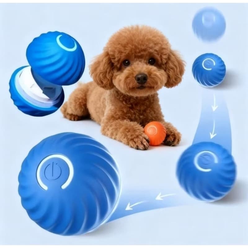 Bola De Brinquedo Eletrônica Interativa Para Animais De Estimação Móvel USB