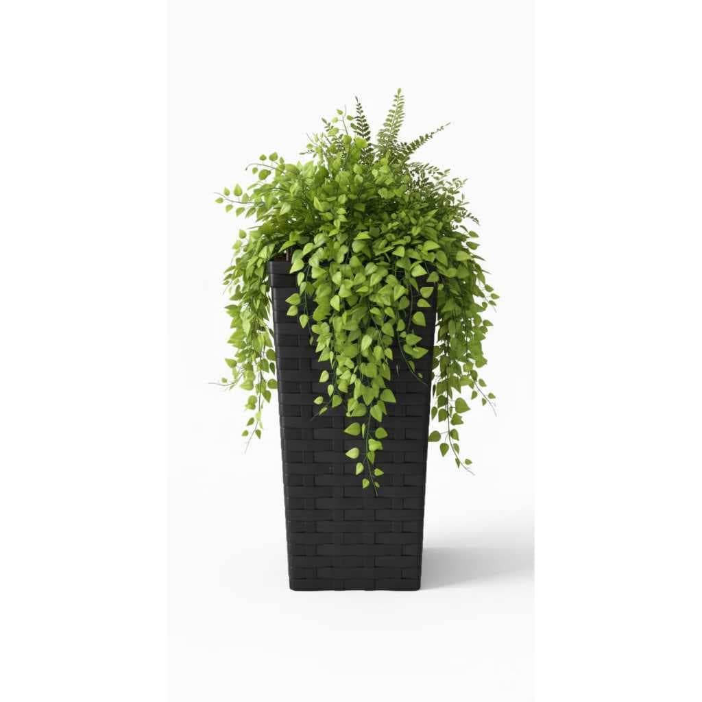 VASO COLUNA DE MADEIRA SINTETICO PARA ARRANJOS DECORATIVOS PLANTAS ARTIFICIAIS