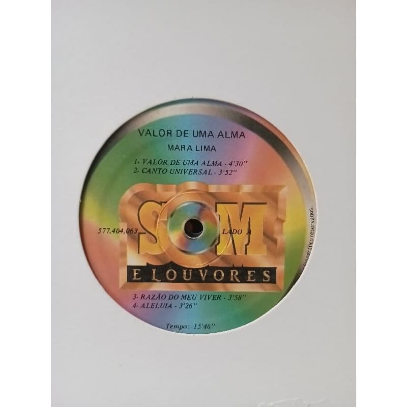 Vinil Mara Lima Valor de uma Alma (Só Vinil)