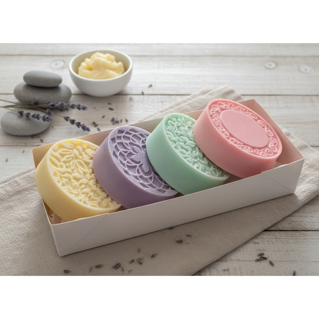 Kit com 4 Sabonete Natural Perfumado 82 gramas