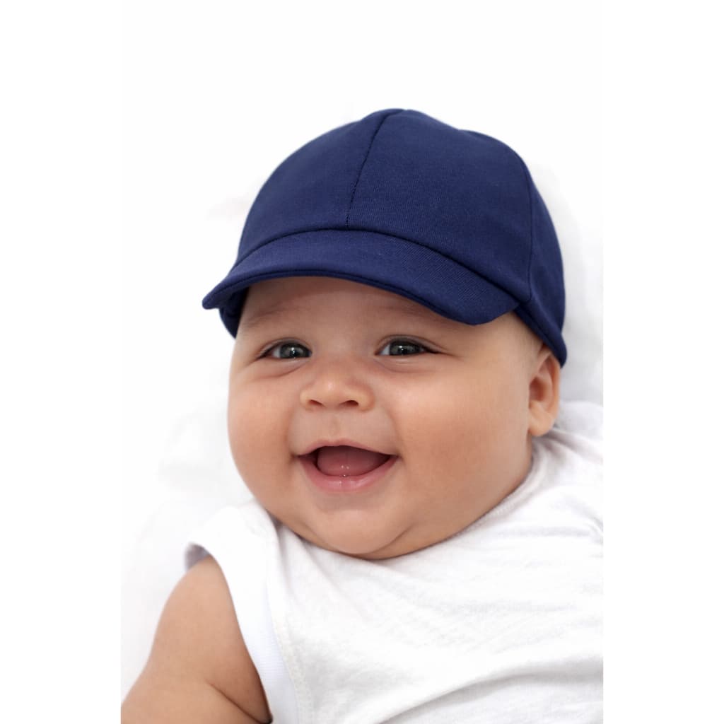 Boné Azul para Bebê Unissex Confortável
