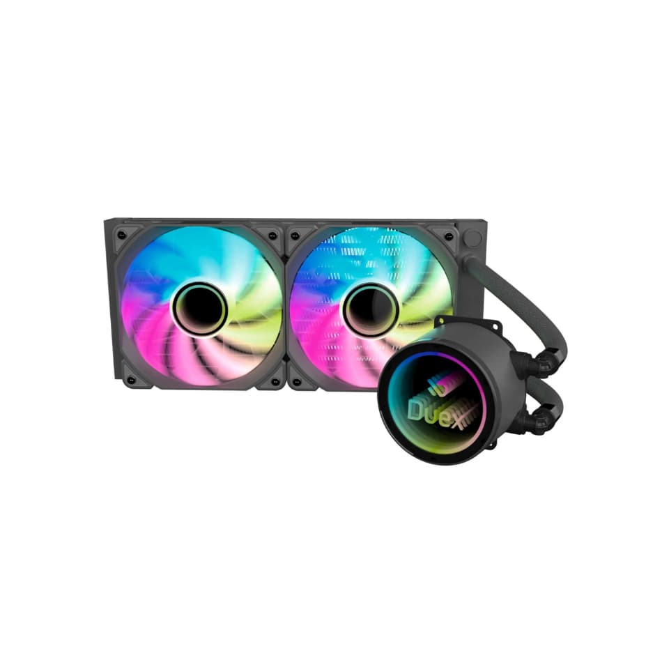Water Cooler p/ Intel/AMD DUEX Mirror ARGB 240mm [DXWC240MIRROR] (TDP 250W) (115X/1200/1366/1700/1851/20XX/AM4/AM5)