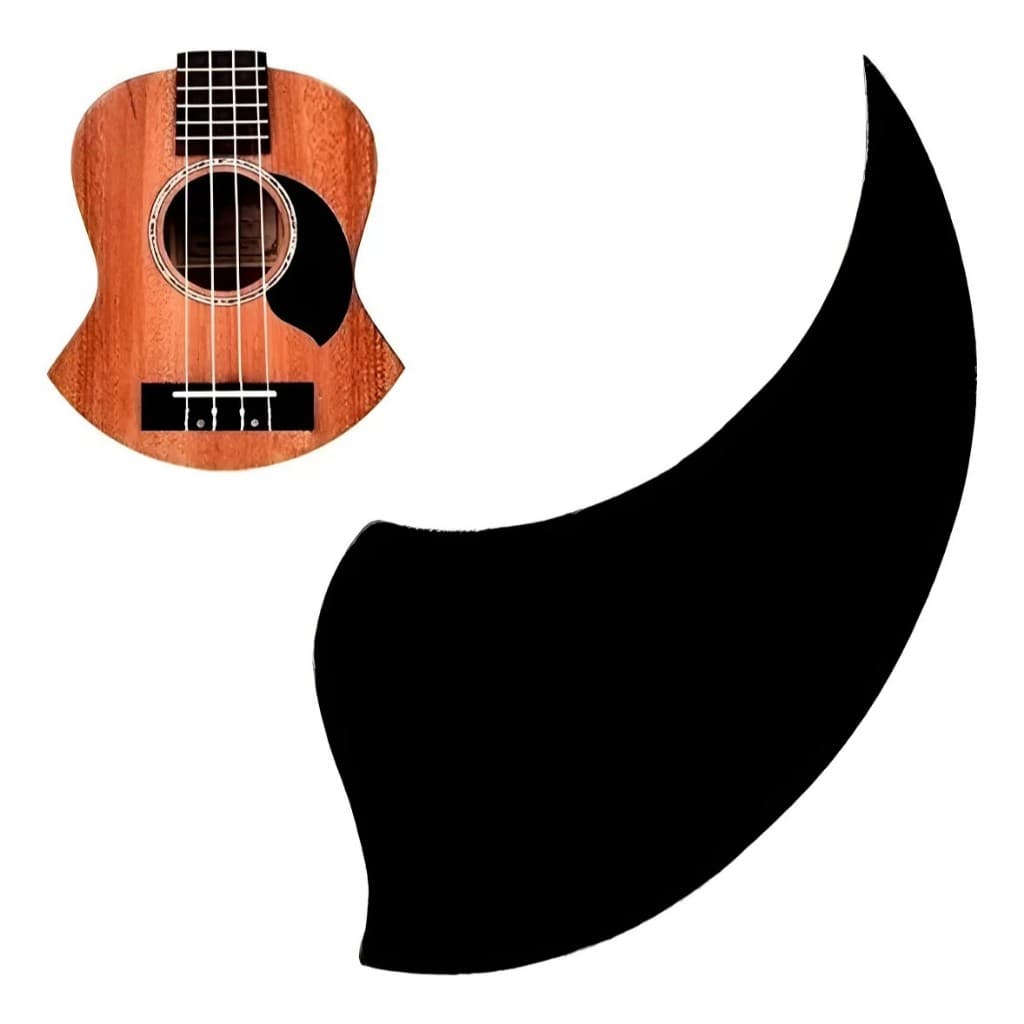 Escudo Ukulele Cavaquinho Ronsani Preto Liso 329 Lisa Preto
