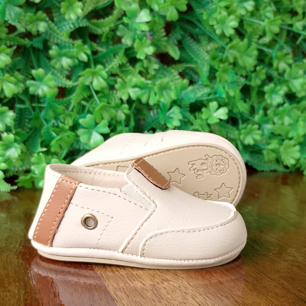 Mocassim Bebê Menino Social Sapatinho Slip On Casamento Batizado