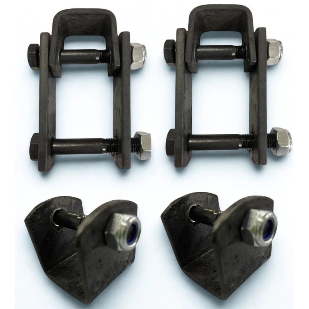 1 Kit Jumelo Reforçado 1500kg P/ Carretinha Reboque Mola 45mm