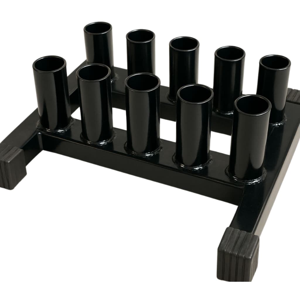 Suporte Fogueteiro 10 Barras Preto Reforçado Perfeito Treino Crossfit Academia, Casa Ideal Armazenar