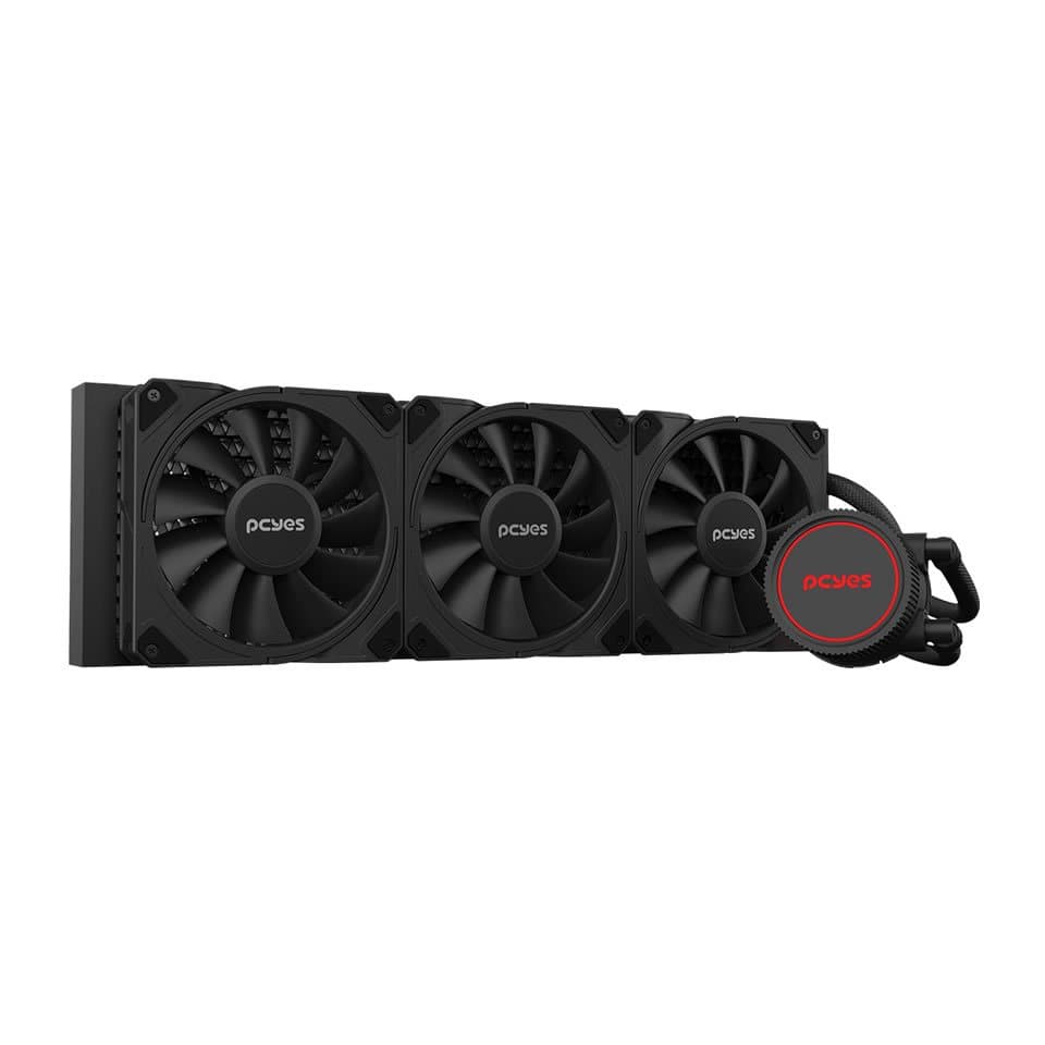 Water Cooler p/ Intel/AMD PCYES Sangue Frio III Black Vulcan 360mm [WCSF3360BR] (350W TDP) (115X/1200/1700/20XX/AM4/AM5/