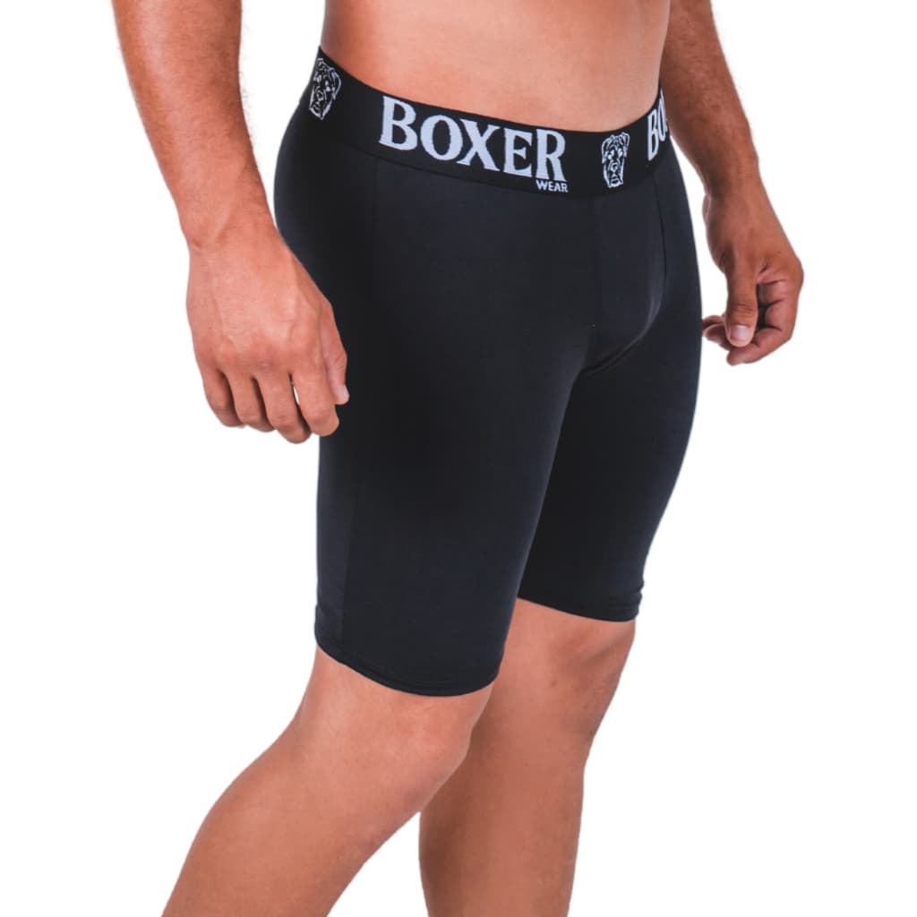 Cueca Boxer CICLISTA Long Leg Microfibra Box Conforto Elastico Reforcado Perfeita Pratica Esportes