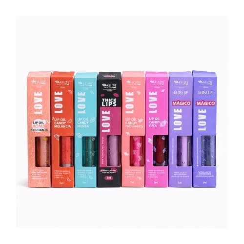 Lip Oil Love Hidratante 5ml – Brilho Labial com Cor, Aroma e Efeito Mágico