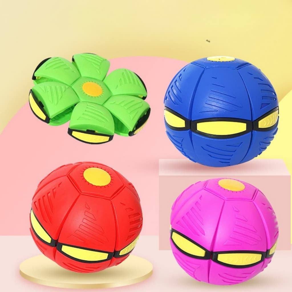 Bola Magica Vira Disco Voador Brinquedo Ao Ar Livre Bola Maluca Com Led Grande Original