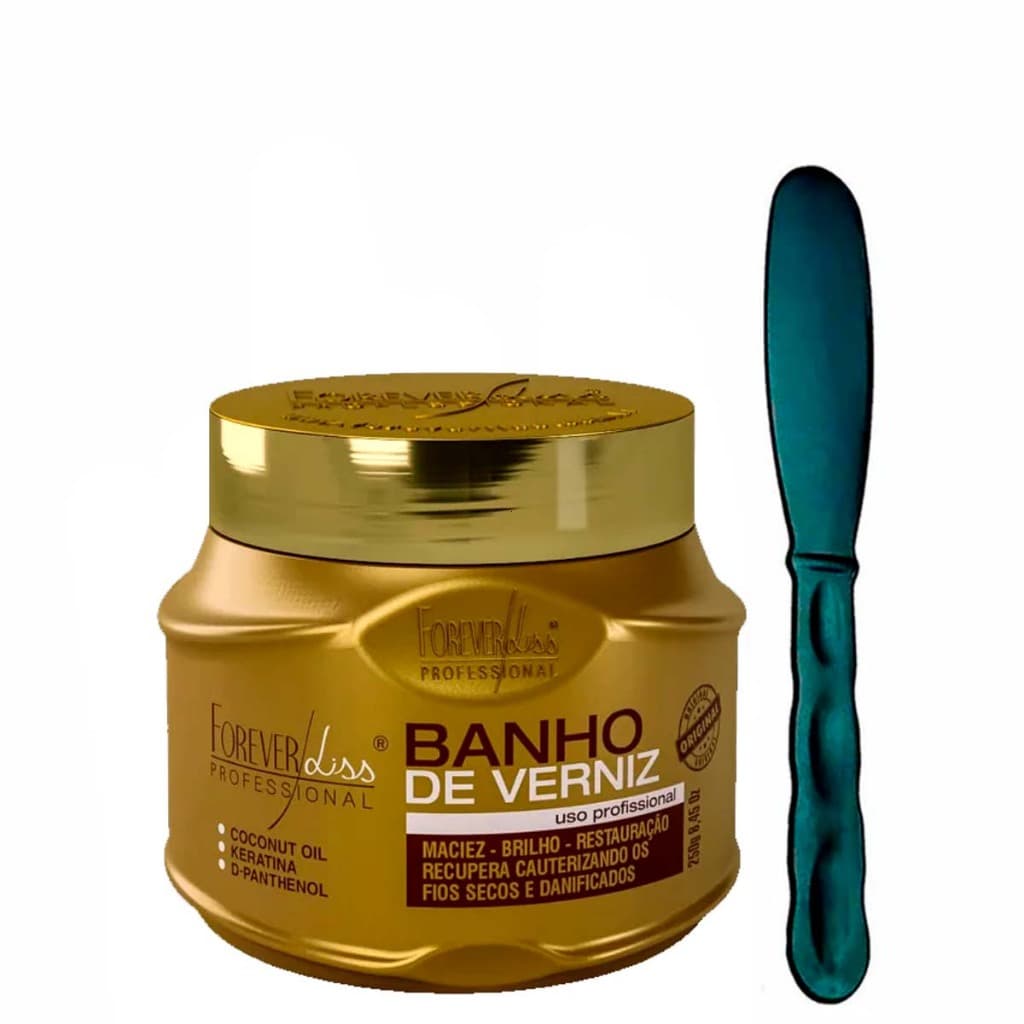 Mascara Banho de Verniz Brilho Intenso Forever Liss 250g