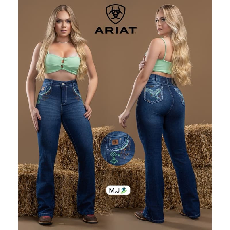 calças country Ariat femininas bordadas e com strass premium