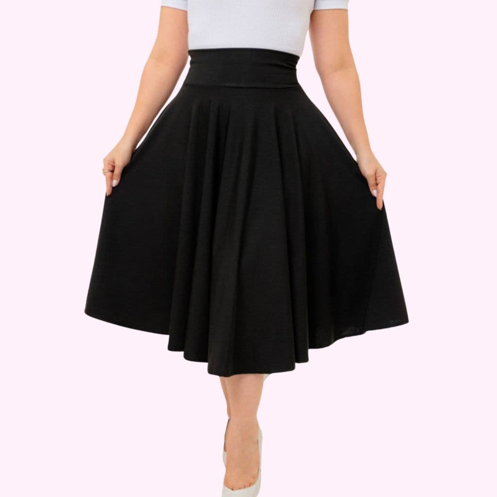 SAIA MIDI RODADA MODA GODÊ EXECUTIVA MODESTA CAIMENTO MARAVILHOSO