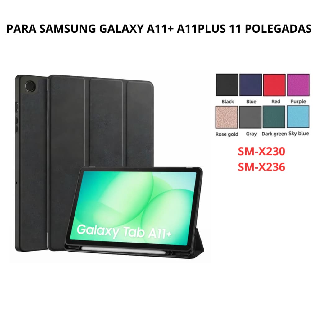 Capa Smart Para Tablet Samsung Galaxy Tab  A11+ A11 Plus 11” Polegadas SM- X230/236