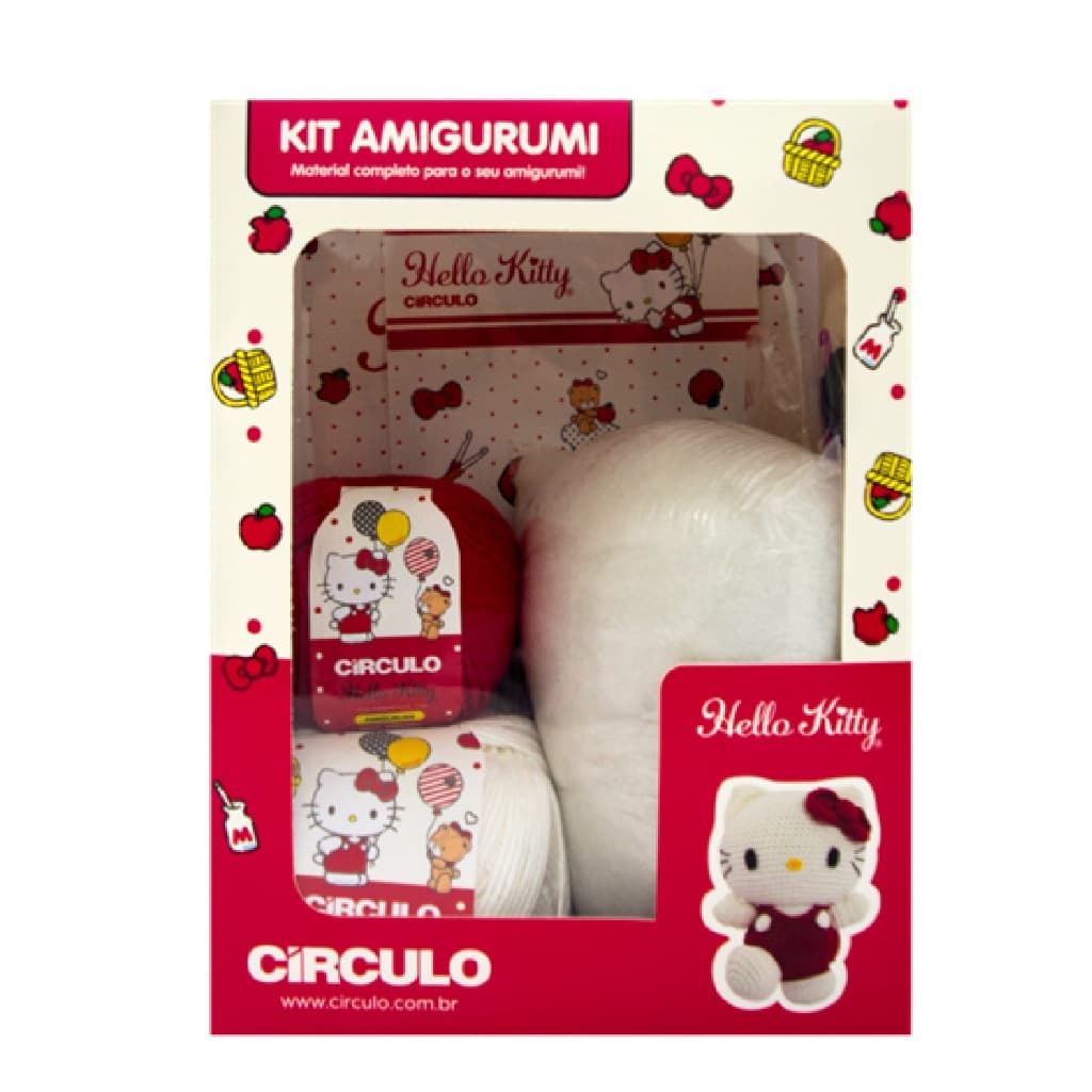 Kit Amigurumi Hello Kitty And Friends - Keroppi Chococat