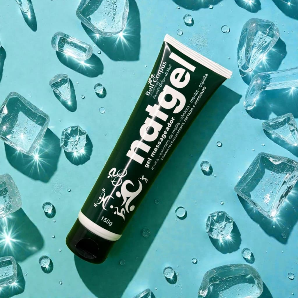 NatGel o ORIGINAL Pomada Gel de Massagem para Alívio e Recrescência Imediata 150g BellCorpus