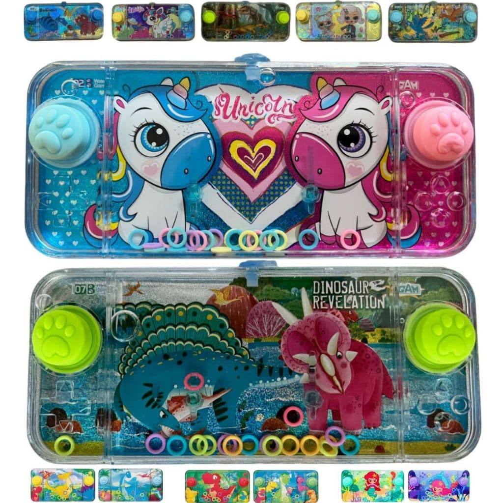 Aquaplay Jogo de Argolas Agua Água De Plástico Dino Animais Unicornio Infantil Water Game