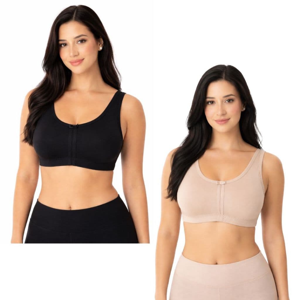 kit 2 Sutiã Top Confortável Sem Bojo Lateral Largas Alças Grossas Feminino Reforçado Fitness