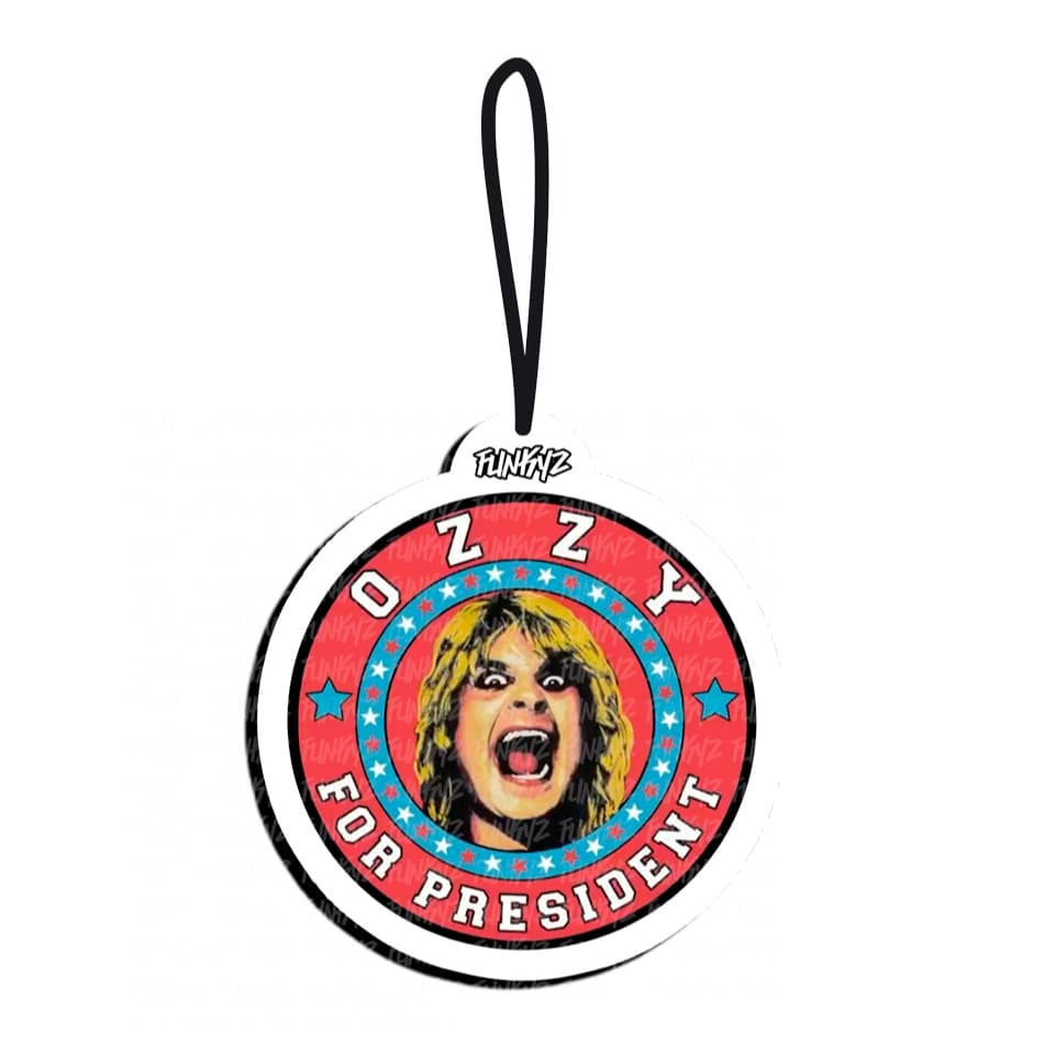 Aromatizante Ozzy Osbourne for President (Cheirinho de Carro) Funkyz
