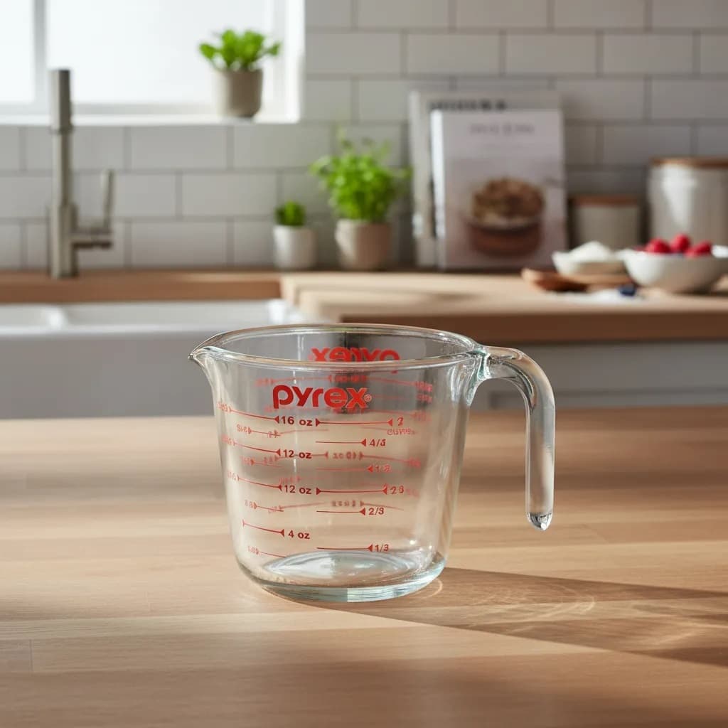 Jarra Medidora Pyrex 500 Ml 10,5 Cm Diâmetro 11 Cm Altura