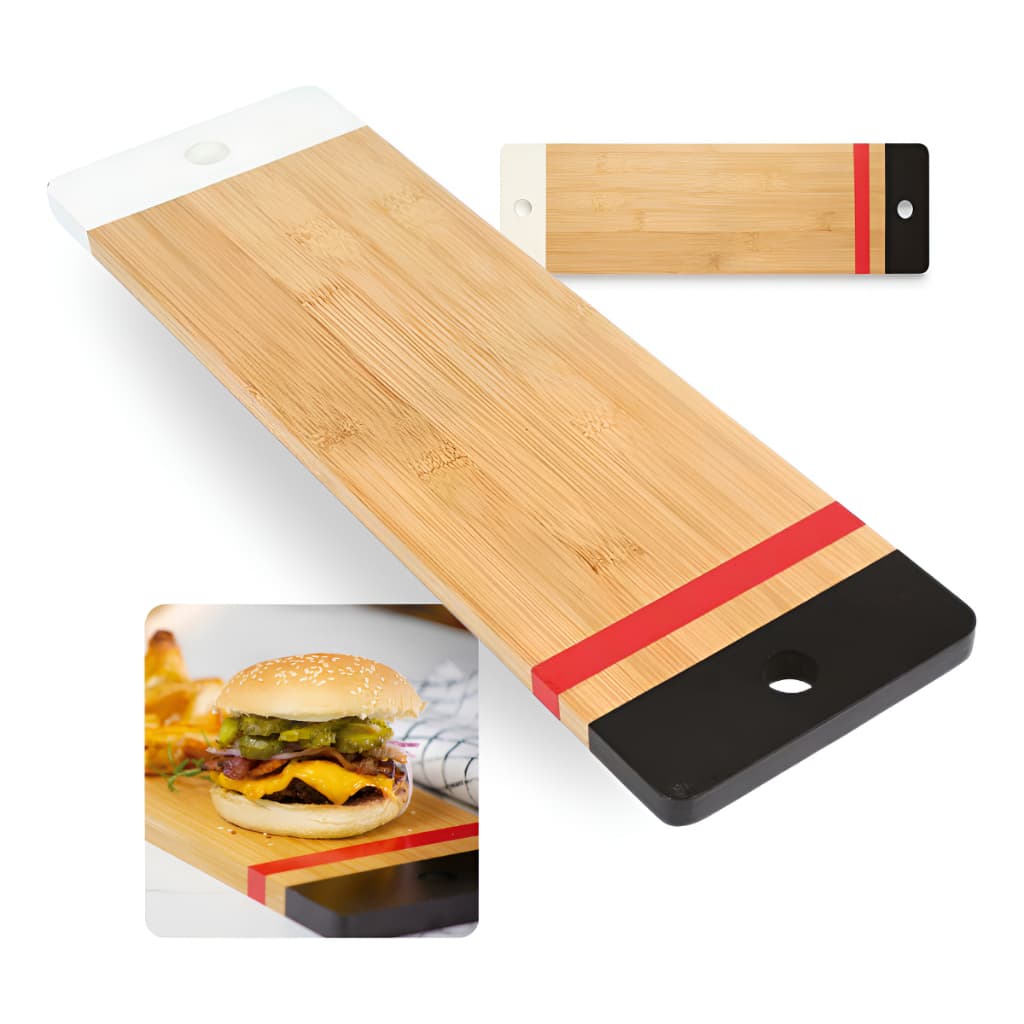 Tábua de Corte Retangular Mor Bamboo Ref.8425 48,3 cm Carne Churrasco