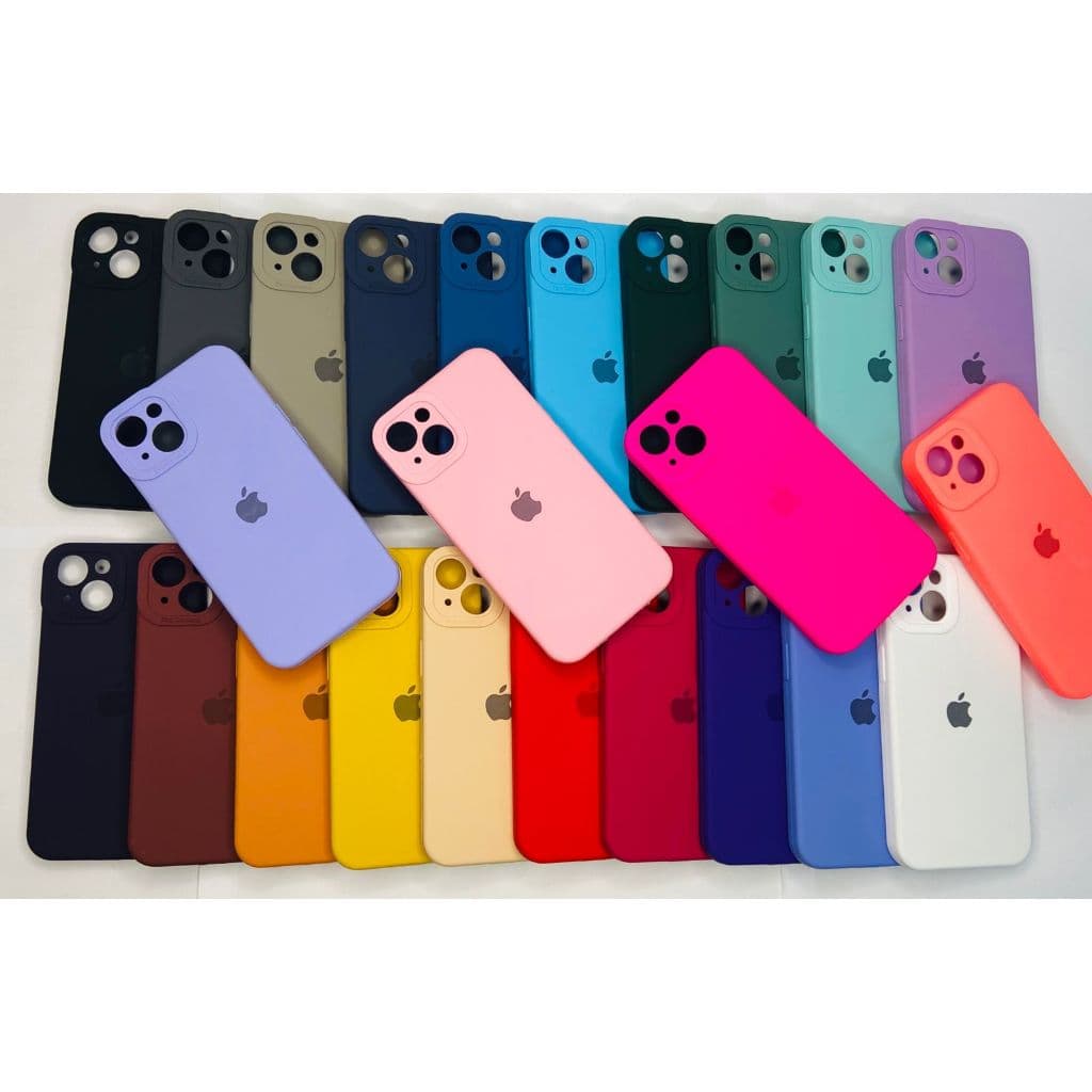 CAPA CAPINHA CASE PARA IPHONE 13 NORMAL A SILICONE INTERIOR AVELUDADA COM CÂMERA FECHADA