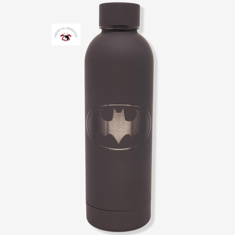 GARRAFA MAX BATMAN HOMEM MORCEGO 500 ML TERMICA ORIGINAL DC COMICS