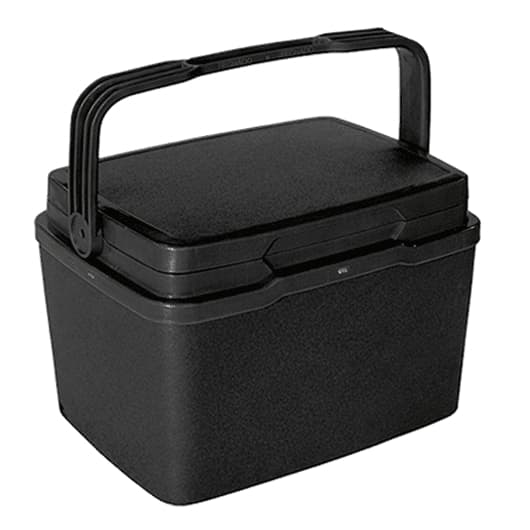 Caixa Termica Cooler 7 Litros Praia Tampa Alça Resistente Preto