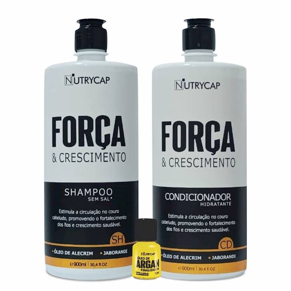 KIT SHAMPOO+CONDICIONADOR+OLEO CAP FORÇA E CRESIMENTO NUTRYCAP