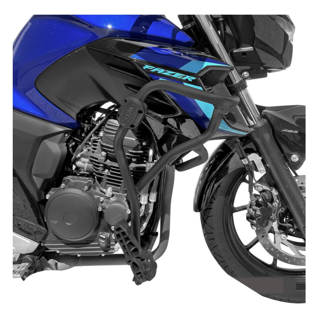 Protetor De motor e carenagem Com Pedaleira Scam Yamaha Fazer 250 FZ250 2018 a 2024 2025 2026 Todas