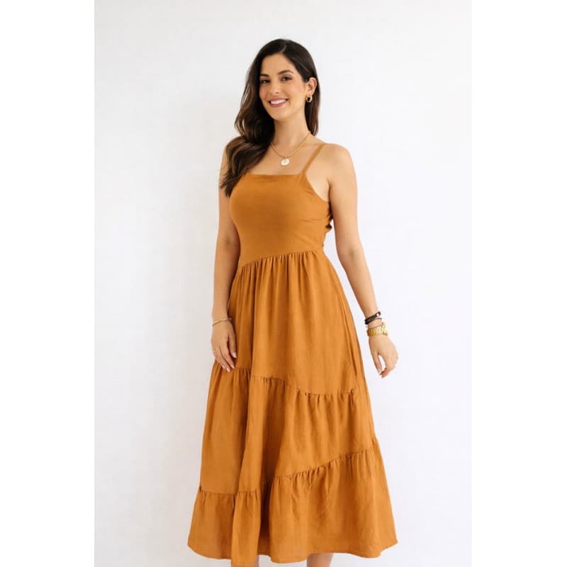Vestido Feminino Elegante Longo Alcinha