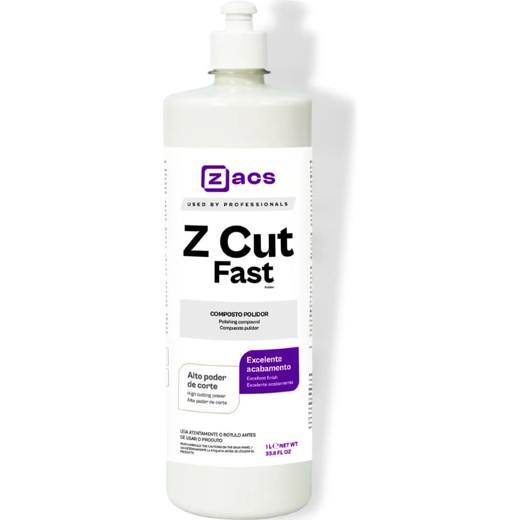 Composto Polidor Zacs Z-cut Fast 1l Lilás Alto Poder De Corte