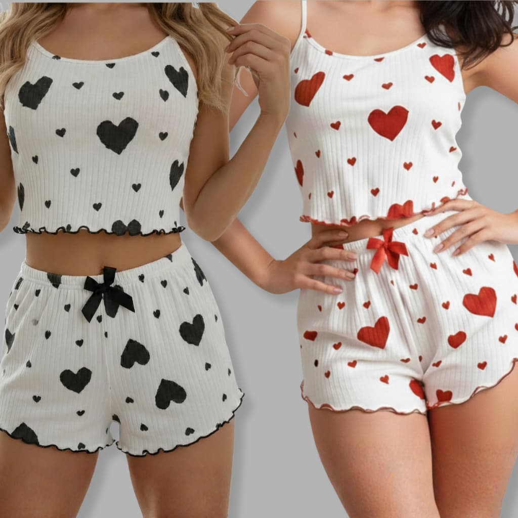 Kit 2 3 Pijamas Feminino Baby Doll Fresquinho Leve para Dormir no Verão Promoção Inverno Virginia