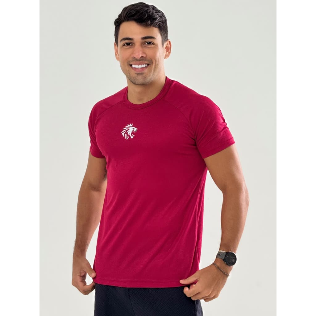 Camisa Masculina Tecido flexível Treino Musculação