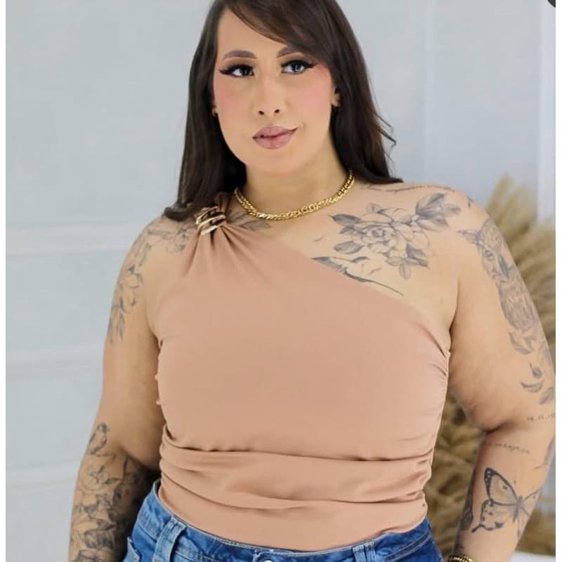 cropped feminino plus size canelado 3D cropped plus blusas plus cropped plus size fofinha cropped faixa plus